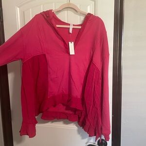 NWT Large Women’s Daily Practice Pink Sweater from Anthropologie